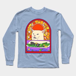 Vegan cat Long Sleeve T-Shirt